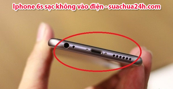 iphone 6s sạc không vào pin