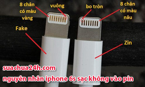 iphone 6s sạc không vào pin