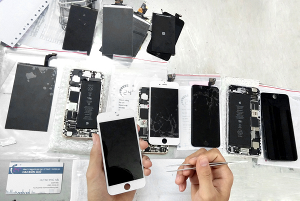 sửa chữa màn hình iphone 6s uy tín Hà Nội