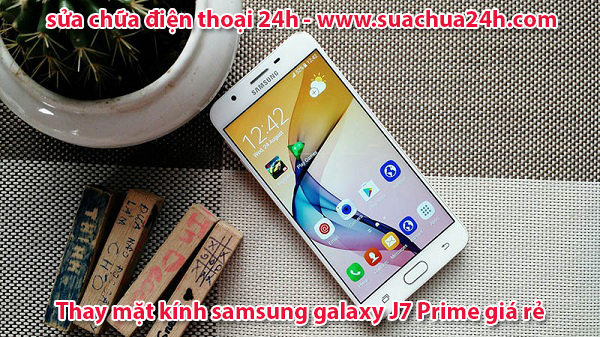 Samsung J7 Prime rơi vỡ kính, thay mặt kính samsung J7 Prime ở đâu