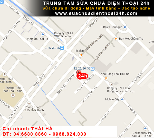 Ngách 3 ngõ 131 Thái Hà, Sửa Chữa 24h uy tín